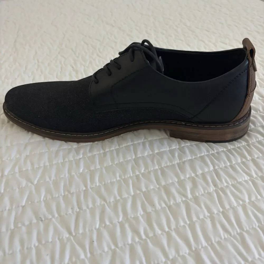 Restoration Hayes 312097 Hayes Men’s Oxford Shoe Black Lace-Up 11.5 M